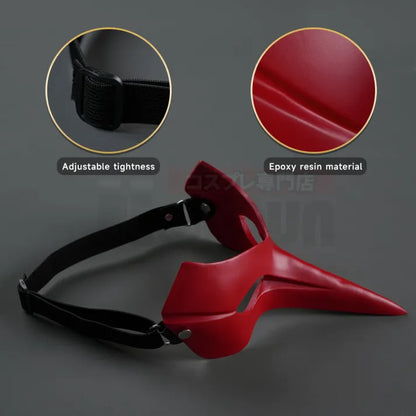 Persona 5 - Crow Prince suit (Akechi Goro) Cosplay, Mask + full costume (Top, Pants, Cape, Belt)