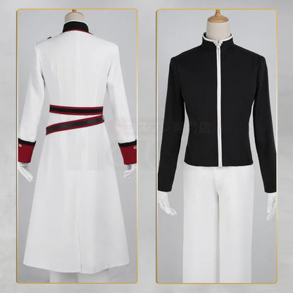 Re:Zero - Julius Juukulius, Cosplay full Outfit (Umhang, Mantel, Hose, Hemd, Schultergurt, Metallketten, Gürtel, Handschuhe)