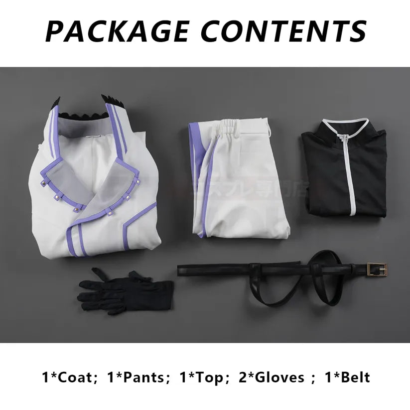 Re:Zero - Reinhard van Astrea, Cosplay full Outfit (Coat, Pants, Top, Gloves, Belt)