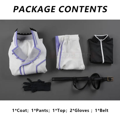 Re:Zero - Reinhard van Astrea, Cosplay full Outfit (Coat, Pants, Top, Gloves, Belt)