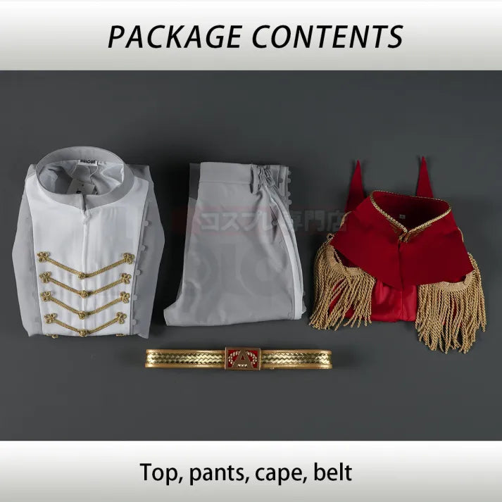 Persona 5 - Crow Prince suit (Akechi Goro) Cosplay, Mask + full costume (Top, Pants, Cape, Belt)