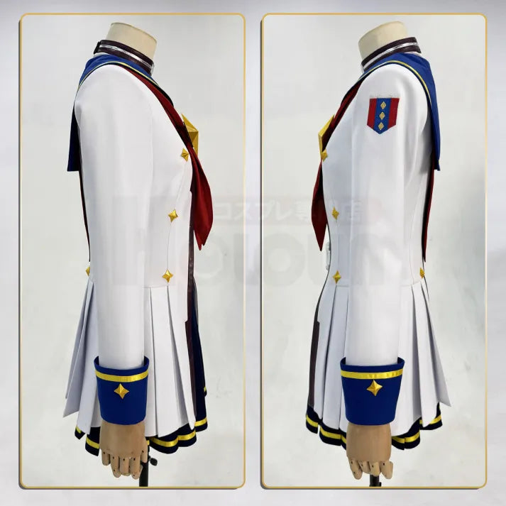 Umamusume - Oguri Cap Cosplay, full outfit (Coat, Skirt, Top, Belt, Neck jewelry, Bow tie, Headdress)