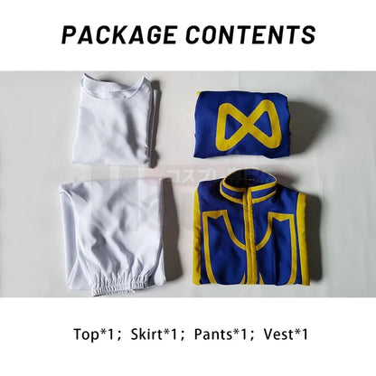 Hunter x Hunter - Kurapika Cosplay, full outfit (Top, Skirt, Pants, Vest)