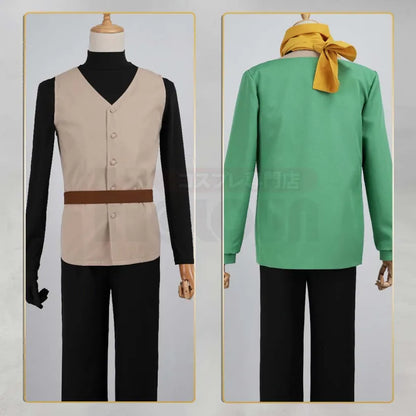Re:Zero - Natsuki Subaru, Cosplay Season 4 full Outfit (Coat, Cloak, Vest, Gloves, Belt, Scarf, Top, Pants)