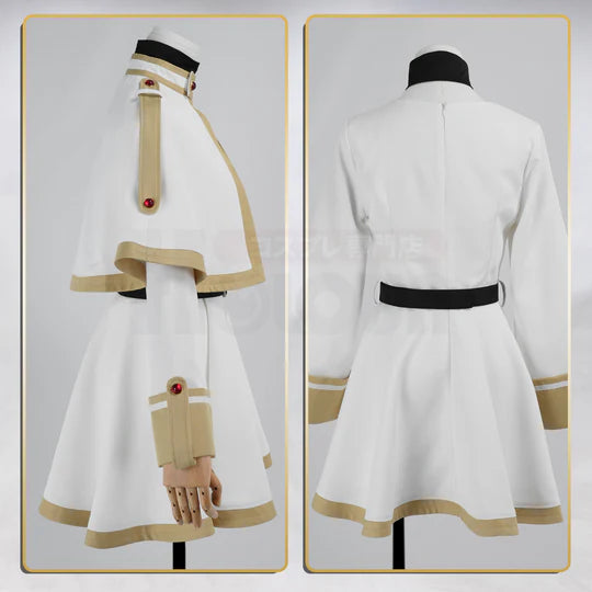 Frieren - Frieren, Cosplay Beyond Journey's End Anime Costume Shawl Cloak Dress with Ears