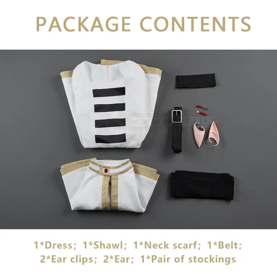 Frieren - Frieren, Cosplay Beyond Journey's End Anime Costume Shawl Cloak Dress with Ears