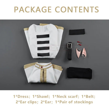 Frieren - Frieren, Cosplay Beyond Journey's End Anime Costume Shawl Cloak Dress with Ears