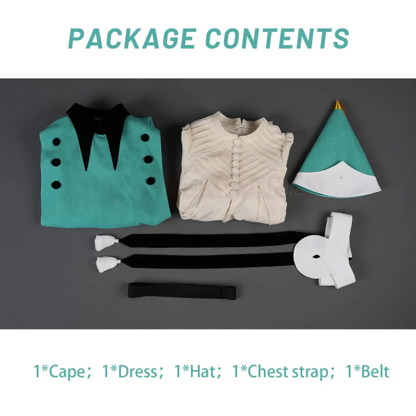 Witch Hat Atelier - Coco, Cosplay Full costume (Cloak, Dress, Hat, Belt)