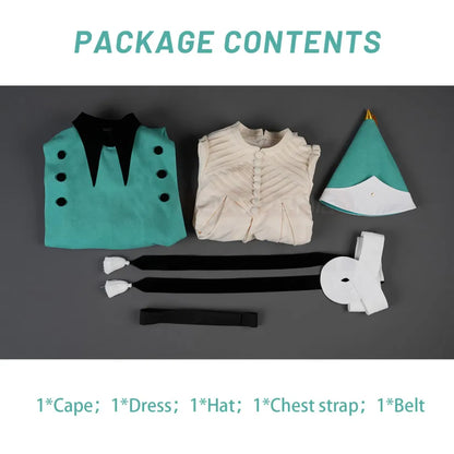 Witch Hat Atelier - Coco, Cosplay Full costume (Cloak, Dress, Hat, Belt)