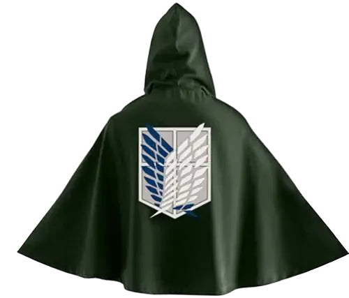 Attack on Titan - Training Corps cloak, Official Green Cape In Cardboard Box