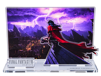 Final Fantasy VII Rebirth - Vincent, Acrylic Diorama Key Art 28 cm