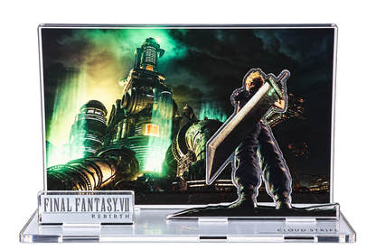 Final Fantasy VII Rebirth - Cloud, Acrylic Diorama Key Art 28 cm