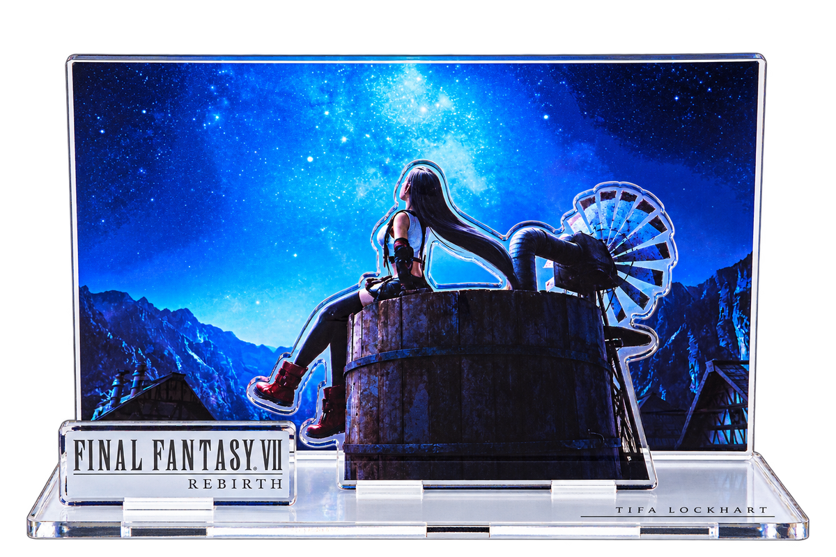 Final Fantasy VII Rebirth - Tifa, Acrylic Diorama Key Art 28 cm