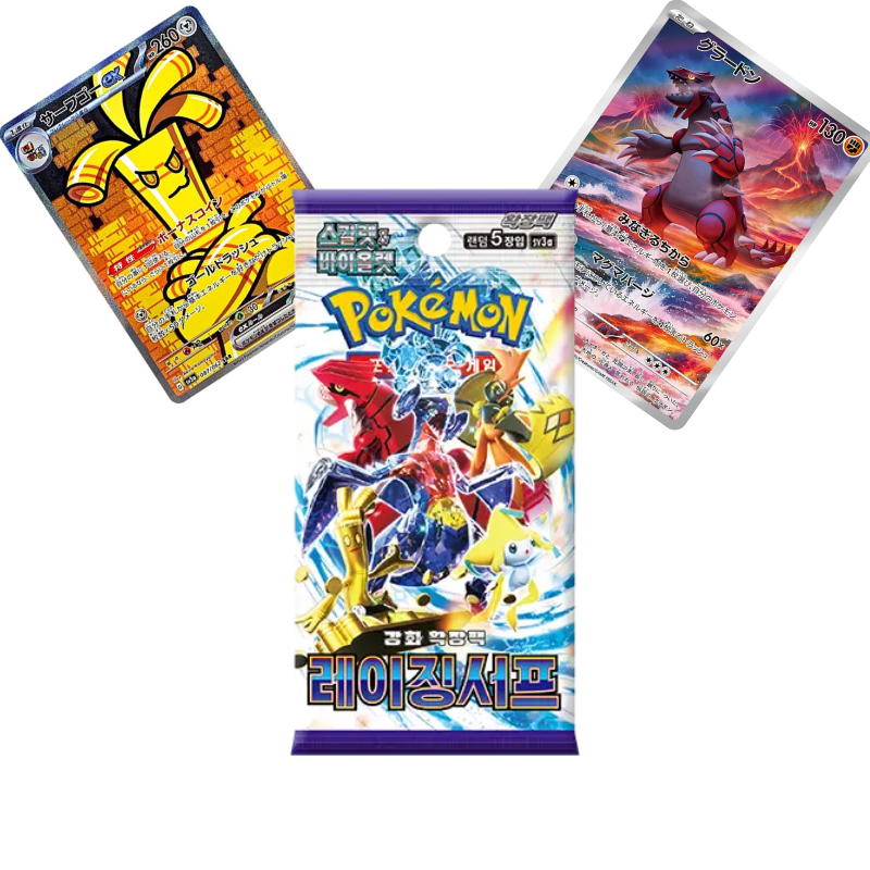 Pokémon TCG - 1 x Raging Surf Booster Pack, Sealed (SV3a) (KOR)