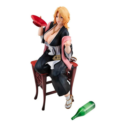 Bleach - Rangiku Matsumoto, Tipsy Ver. 1000 Year Blood War Statue G.E.M. 23 cm