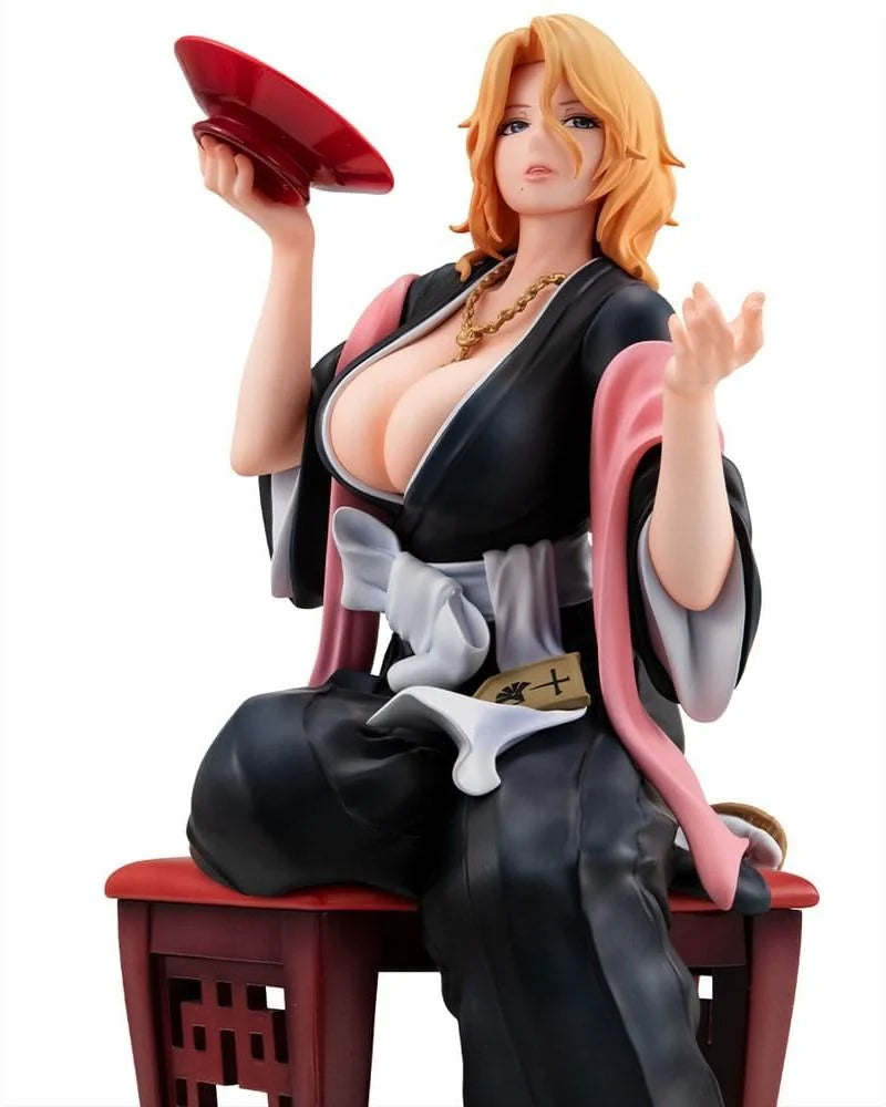 Bleach - Rangiku Matsumoto, Tipsy Ver. 1000 Year Blood War Statue G.E.M. 23 cm