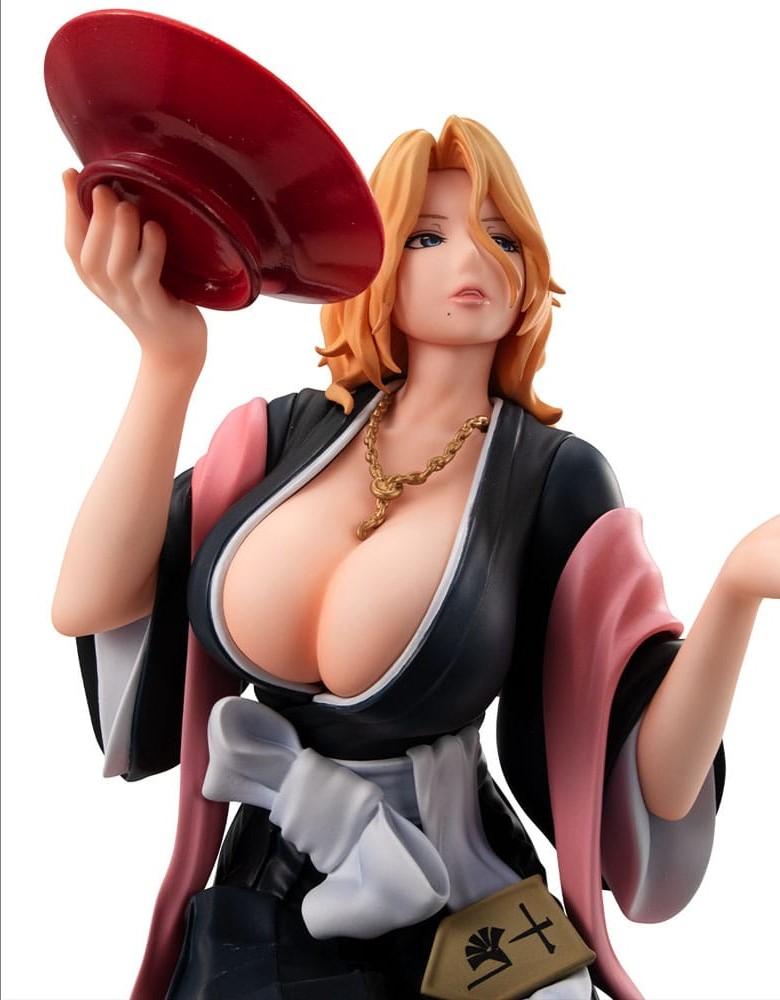 Bleach - Rangiku Matsumoto, Tipsy Ver. 1000 Year Blood War Statue G.E.M. 23 cm