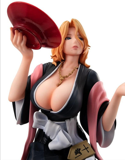 Bleach - Rangiku Matsumoto, Tipsy Ver. 1000 Year Blood War Statue G.E.M. 23 cm