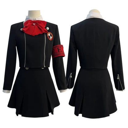 Persona 3 - Gekkoukan High School Uniform (Aegis), Cosplay full costume (Rock, Hemd, Mantel, Armband, Fliege)