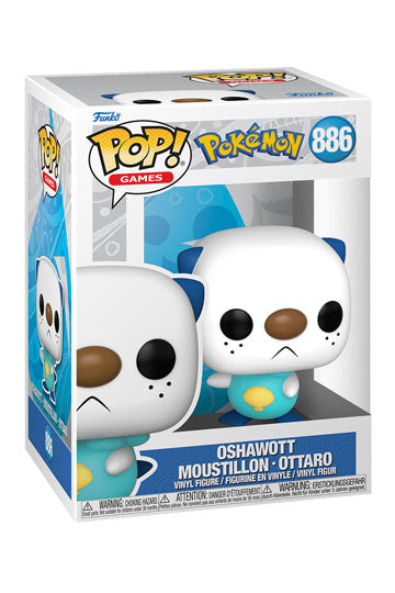 Pokémon - Oshawott, POP! Games Vinyl Figure (EMEA) 9 cm
