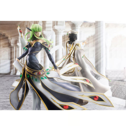 Code Geass - Lelouch Lamperouge & C.C., G.E.M. Set Statue, Britannia Costume PVC 23 cm