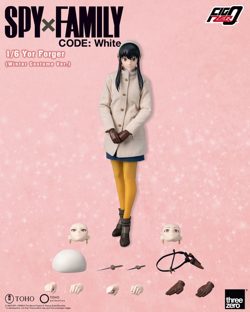 Spy x Family - Yor Forger, FigZero 1/6 Scale Action Figure (Winter Costume Ver.) 28 cm