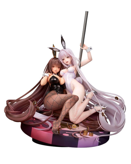 Goddess of Victory: Nikke - Noir & Blanc Bunny, 1/7 Scale Statue X 777 Ver. 28 cm