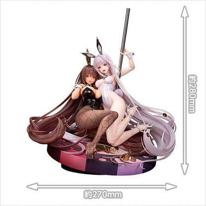 Goddess of Victory: Nikke - Noir & Blanc Bunny, 1/7 Scale Statue X 777 Ver. 28 cm