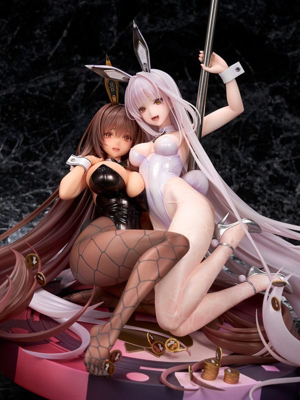 Goddess of Victory: Nikke - Noir & Blanc Bunny, 1/7 Scale Statue X 777 Ver. 28 cm