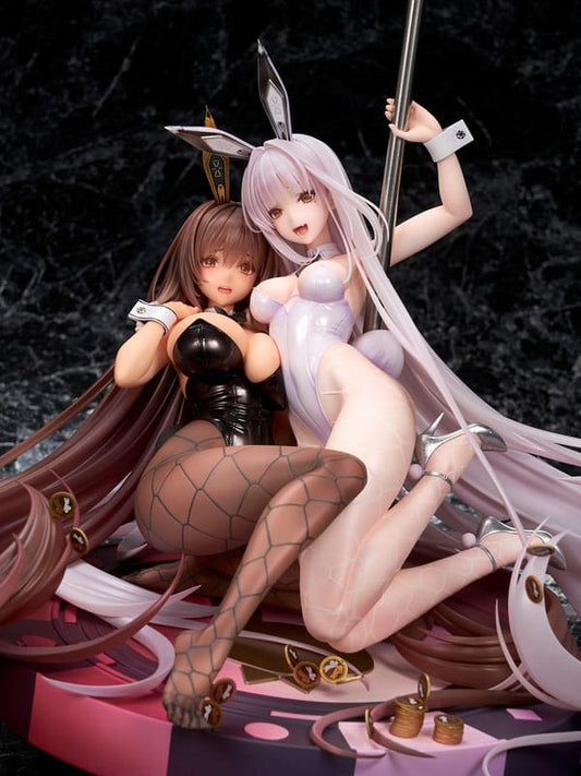 Goddess of Victory: Nikke - Noir & Blanc Bunny, 1/7 Scale Statue X 777 Ver. 28 cm