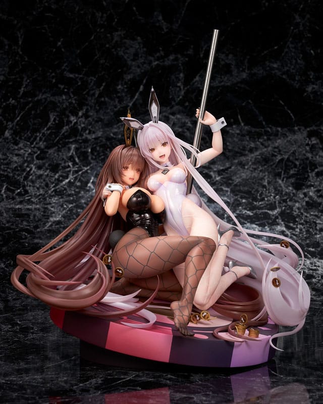 Goddess of Victory: Nikke - Noir & Blanc Bunny, 1/7 Scale Statue X 777 Ver. 28 cm