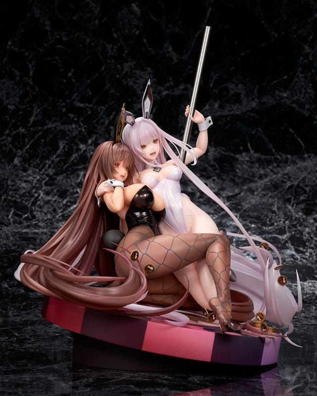 Goddess of Victory: Nikke - Noir & Blanc Bunny, 1/7 Scale Statue X 777 Ver. 28 cm