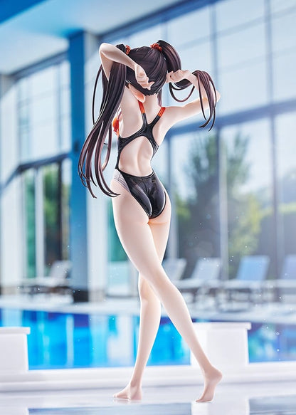 Date A Live - Kurumi Tokisaki, Swimsuit Silhouette PVC Figur 1/7 Swimwear Ver. 24 cm