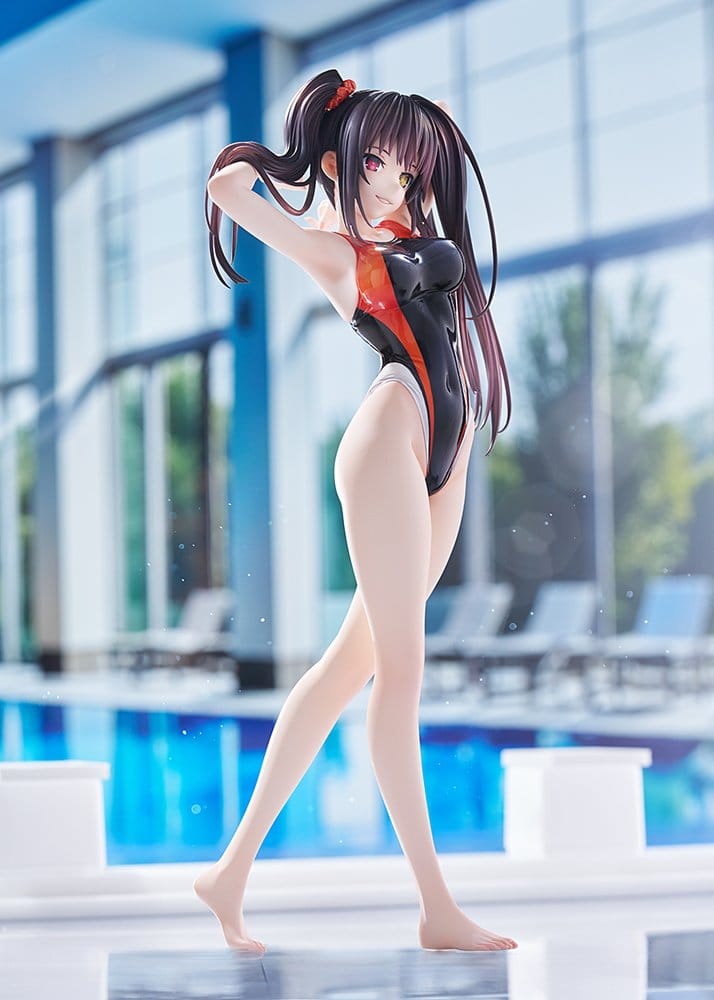 Date A Live - Kurumi Tokisaki, Swimsuit Silhouette PVC Figur 1/7 Swimwear Ver. 24 cm