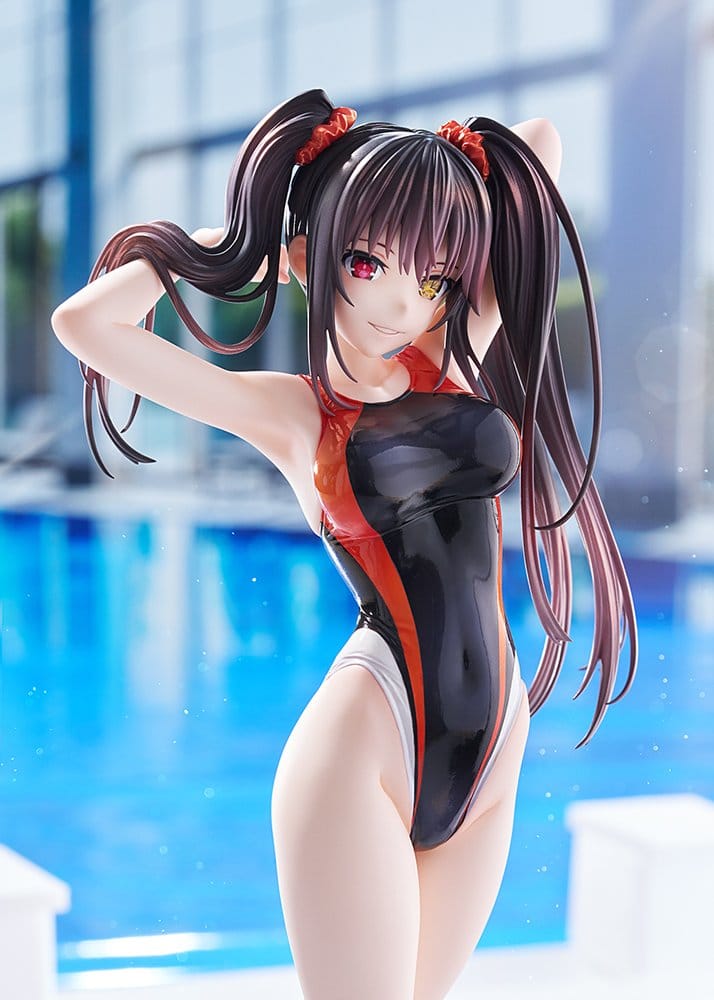 Date A Live - Kurumi Tokisaki, Swimsuit Silhouette PVC Figur 1/7 Swimwear Ver. 24 cm