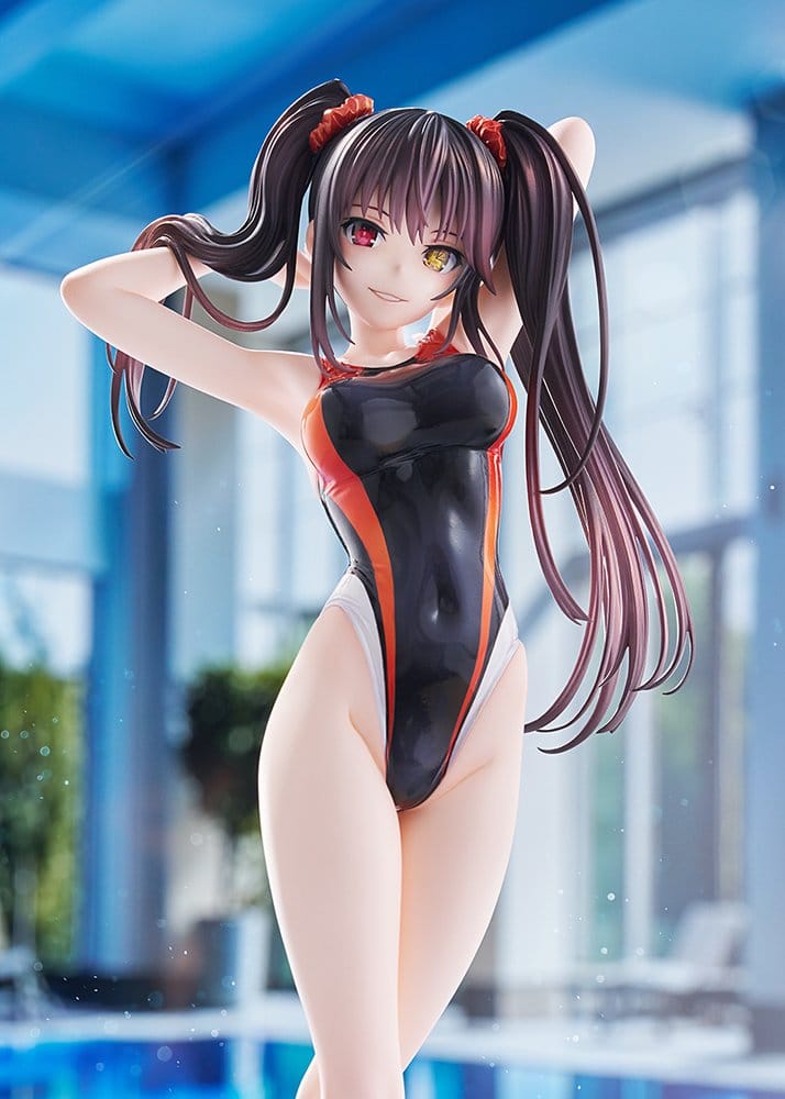 Date A Live - Kurumi Tokisaki, Swimsuit Silhouette PVC Figur 1/7 Swimwear Ver. 24 cm