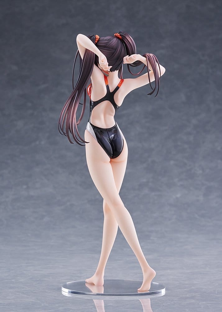 Date A Live - Kurumi Tokisaki, Swimsuit Silhouette PVC Figur 1/7 Swimwear Ver. 24 cm