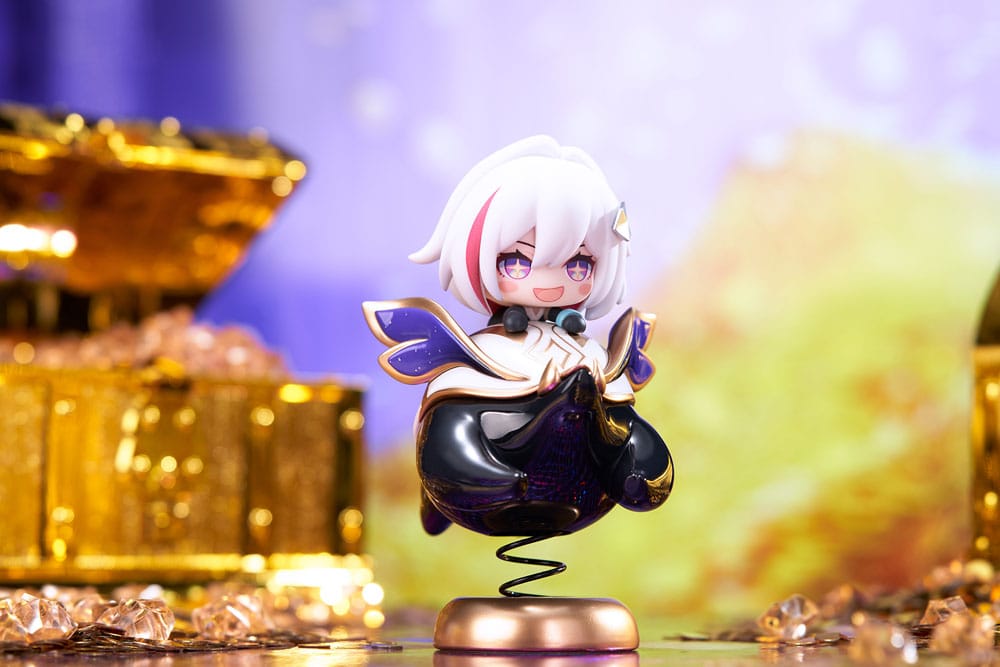 Honkai: Star Rail - Topaz & Numby, PVC Statue Hu Tao Chibi Chibi Chara Yurayura Stand 10 cm