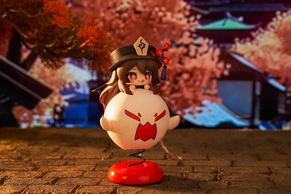 Genshin Impact - Hu Tao, PVC Statue Chibi Chara Yurayura Stand Ver. (re-run) 10 cm