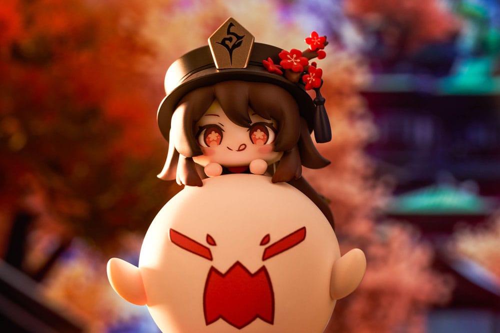 Genshin Impact - Hu Tao, PVC Statue Chibi Chara Yurayura Stand Ver. (re-run) 10 cm
