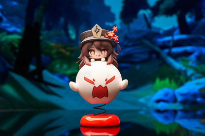 Genshin Impact - Hu Tao, PVC Statue Chibi Chara Yurayura Stand Ver. (re-run) 10 cm