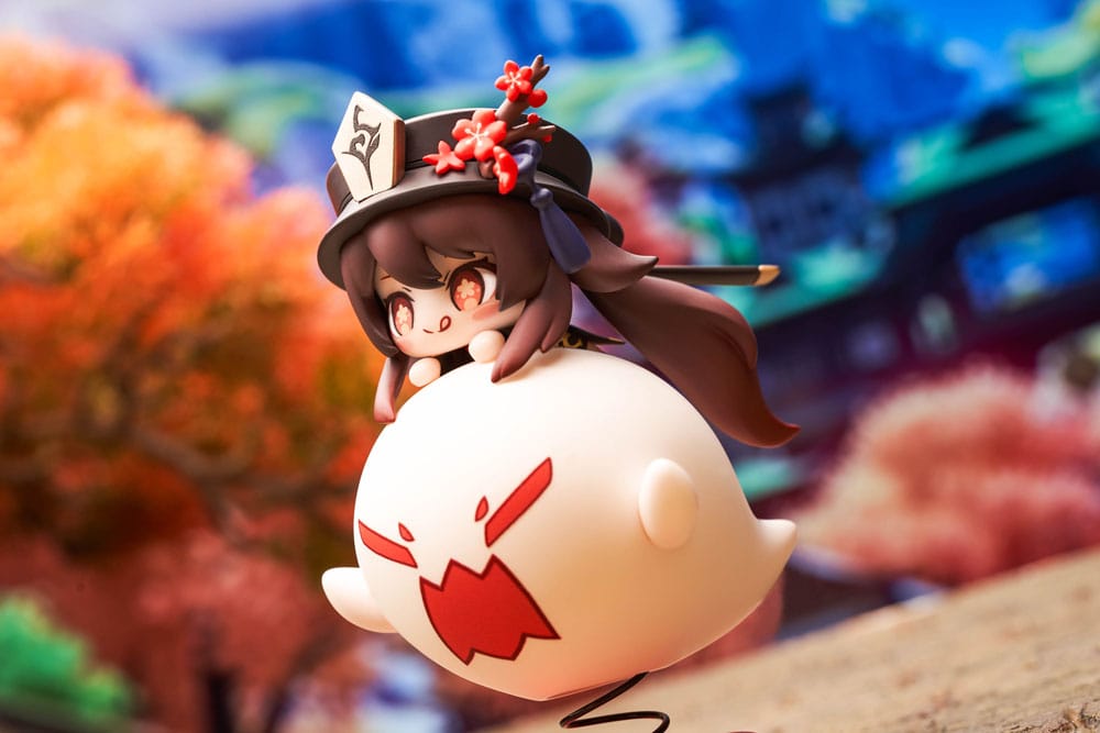 Genshin Impact - Hu Tao, PVC Statue Chibi Chara Yurayura Stand Ver. (re-run) 10 cm