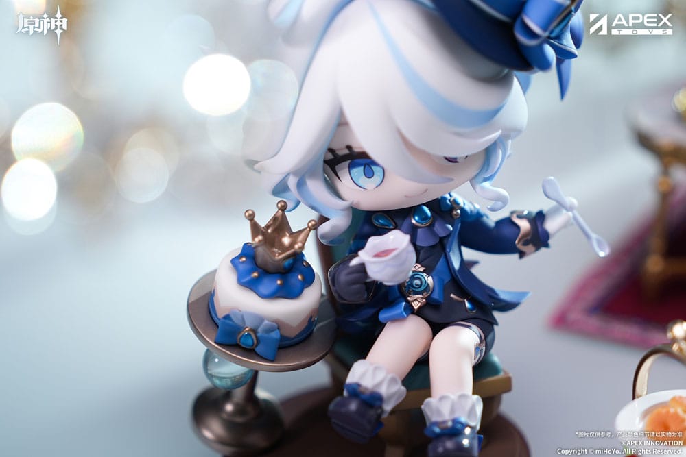 Genshin Impact - Furina, PVC Statue Amai Gogo no Sanbika Chibi Chara Ver. 13 cm