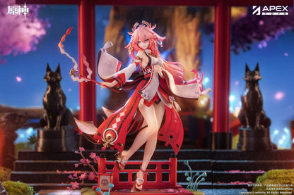Genshin Impact - Yae Miko, PVC Statue 1/7 Astute Amusement Ver. 28 cm