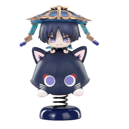 Genshin Impact - Wanderer (Scaramouche), Chibi Character Yurayura Stand PVC Figure 11 cm