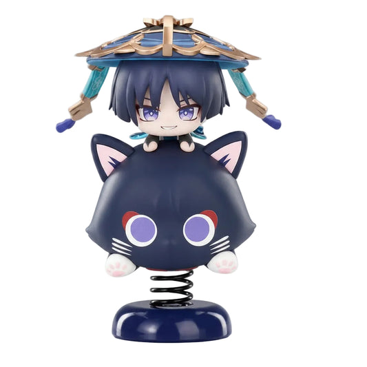 Genshin Impact - Wanderer (Scaramouche), Chibi Character Yurayura Stand PVC Figure 11 cm