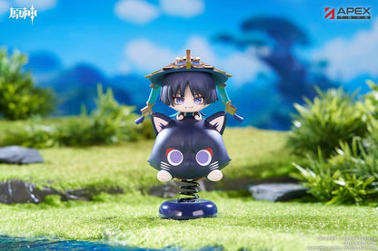 Genshin Impact - Wanderer (Scaramouche), Chibi Character Yurayura Stand PVC Figure 11 cm