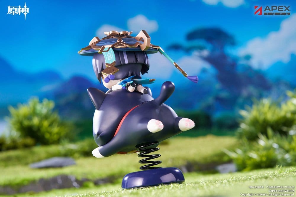 Genshin Impact - Wanderer (Scaramouche), Chibi Character Yurayura Stand PVC Figure 11 cm