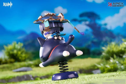 Genshin Impact - Wanderer (Scaramouche), Chibi Character Yurayura Stand PVC Figure 11 cm