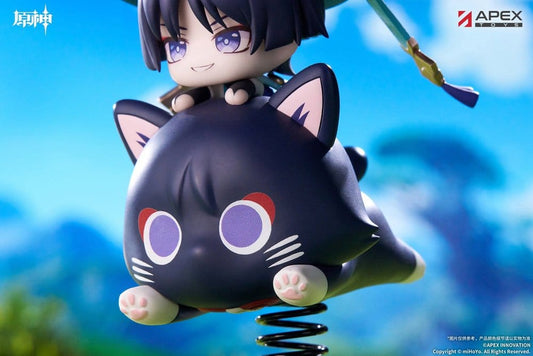 Genshin Impact - Wanderer (Scaramouche), Chibi Character Yurayura Stand PVC Figure 11 cm